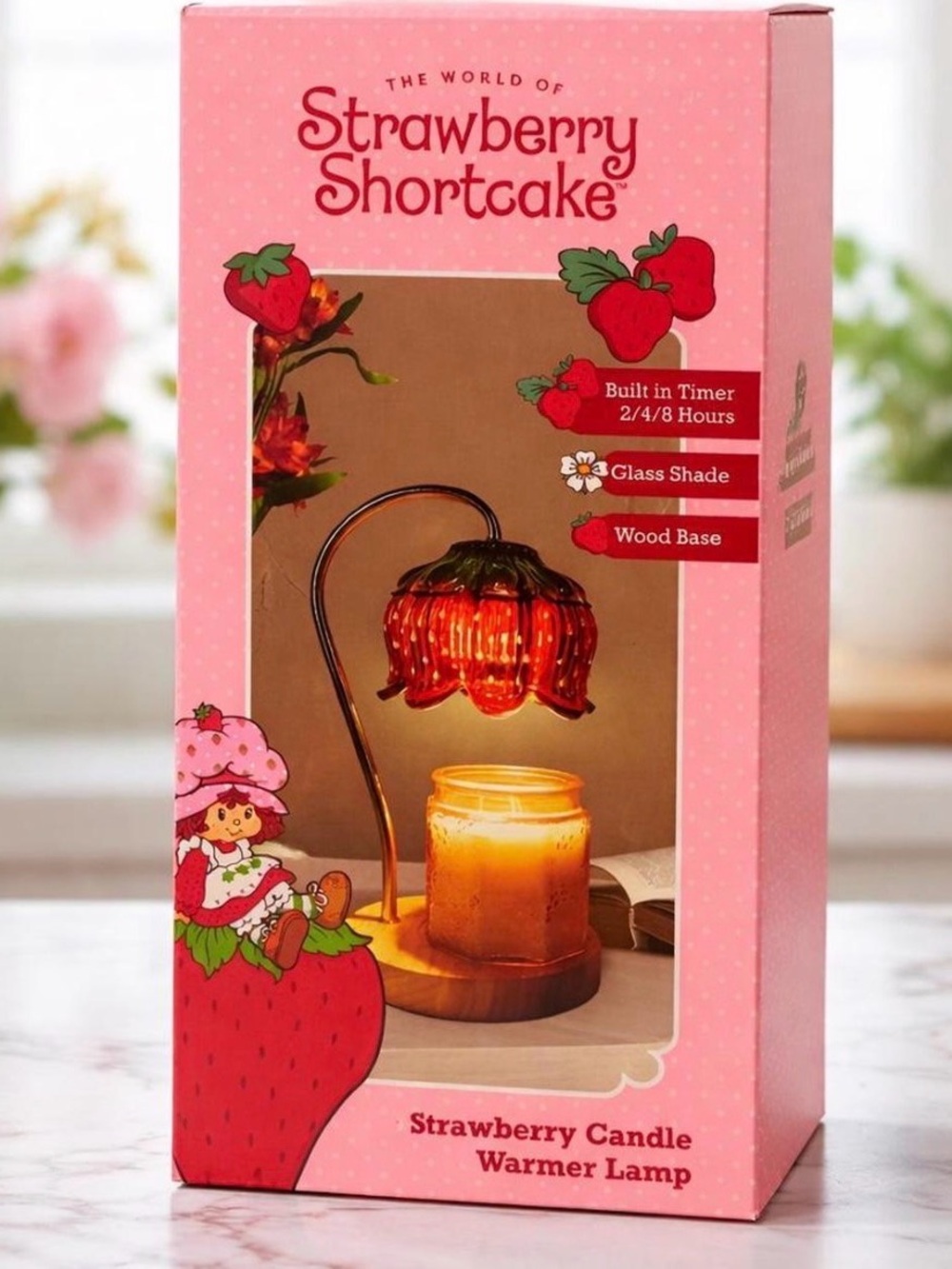 Pink Strawberry Candle Warmer Lamp